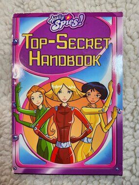 Totally Spies Top-Secret Handbook Wendy Wax Paperback 2005 Kids Spy Guide Fun